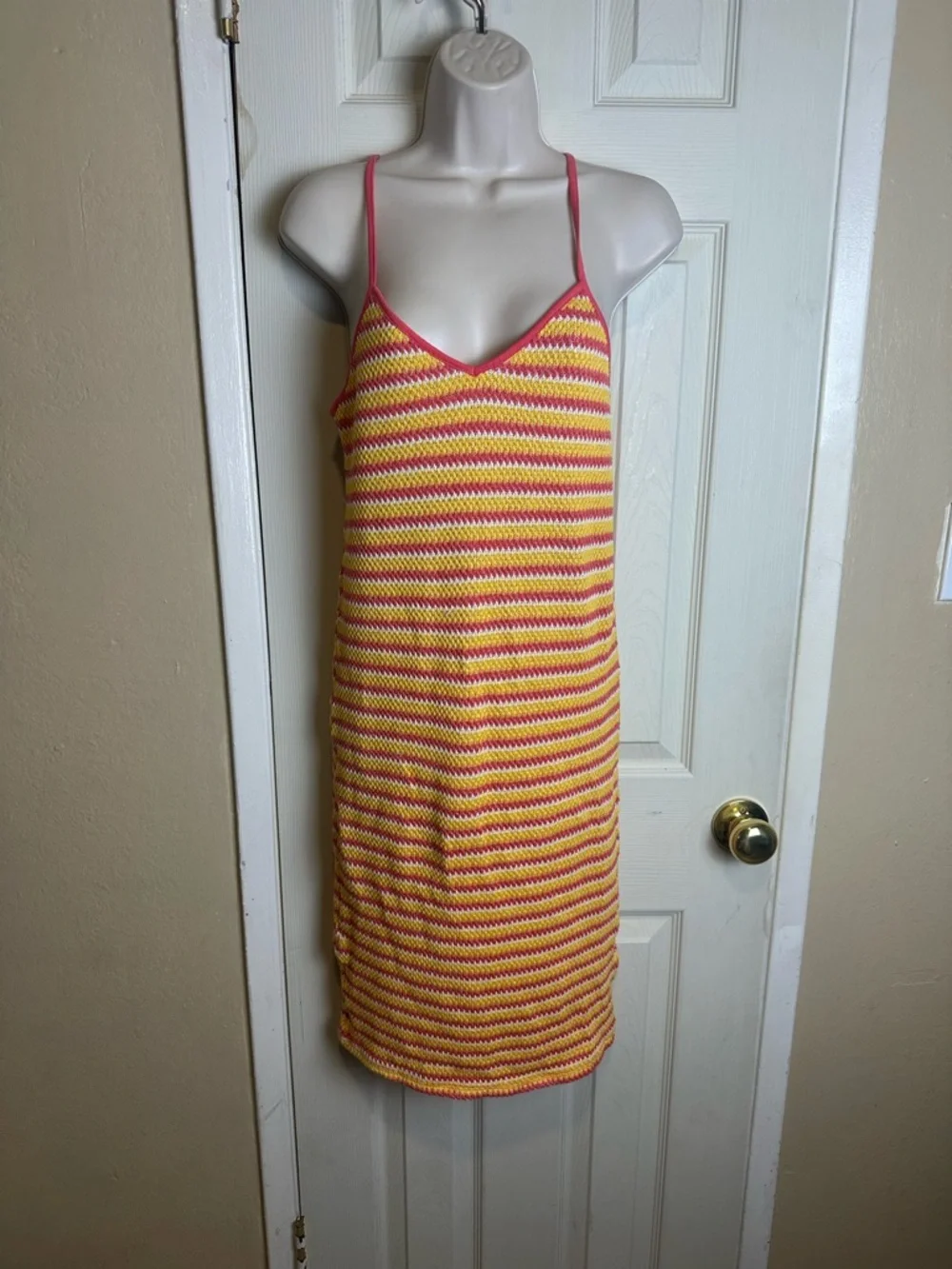 zara dress crochet Zara Rose Crochet Maxi Dress main image 1